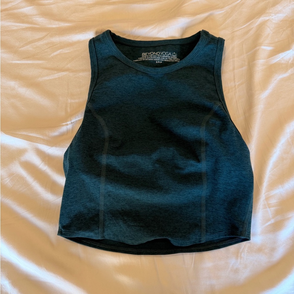 Beyond Yoga Women's Dark Blue Crop Top